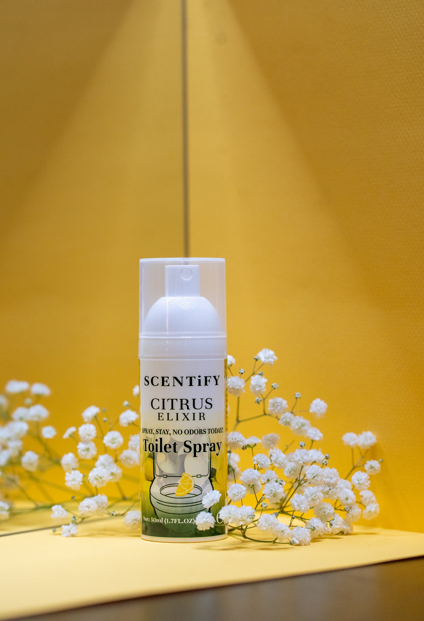 SCENTiFY Toalettspray – Luftfräschare för Toalett | Citrusdoft | 50ml - ToaDoft